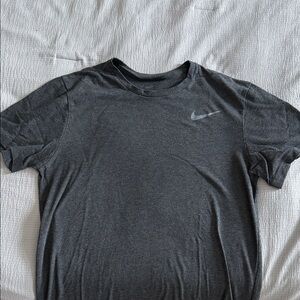 Nike Men's Dark Gray Dri-FIT Crew Neck T-Shirt